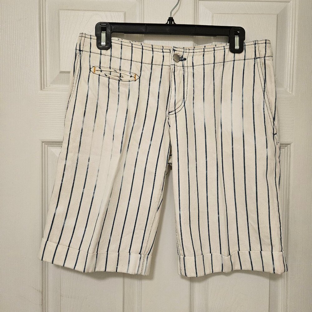 Miss Sixty Cotton Pin-striped Shorts  29